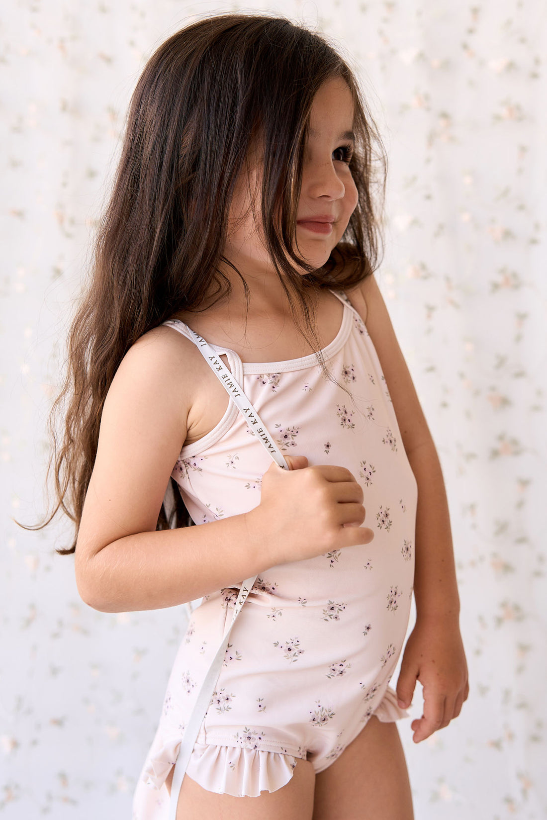 Robin Swimsuit - Goldie Bouquet Morganite Childrens Swimwear from Jamie Kay NZ