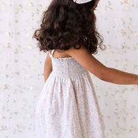 Organic Cotton Mira Dress - Chloe Lavender Childrens Dress from Jamie Kay NZ