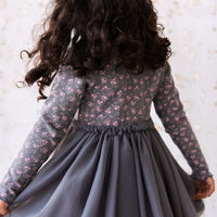 Anna Tulle Dress - Rosalie Floral Lava Childrens Dress from Jamie Kay NZ