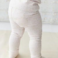 Organic Cotton Everyday Legging - Addie Lilac Childrens Legging from Jamie Kay NZ