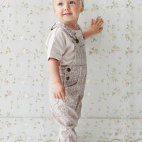 Jordie Cotton Twill Overall - Chloe Lilac Childrens Overall from Jamie Kay NZ