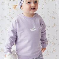 Organic Cotton Bobbie Sweatshirt - Starling Childrens Top from Jamie Kay NZ