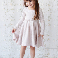 Organic Cotton Tallulah Dress - Addie Lilac Childrens Dress from Jamie Kay NZ