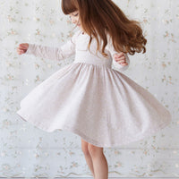 Organic Cotton Tallulah Dress - Addie Lilac Childrens Dress from Jamie Kay NZ