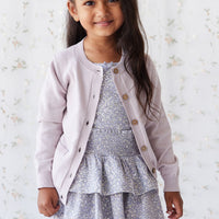 Organic Cotton Ruby Skirt - April Lilac Childrens Skirt from Jamie Kay NZ