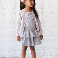 Organic Cotton Ruby Skirt - April Lilac Childrens Skirt from Jamie Kay NZ