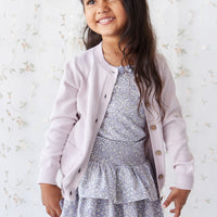 Organic Cotton Ruby Skirt - April Lilac Childrens Skirt from Jamie Kay NZ