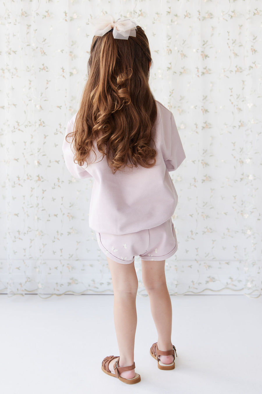 Organic Cotton Ivy Shortie - Flutter by Lilac Childrens Short from Jamie Kay NZ