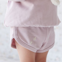 Organic Cotton Ivy Shortie - Flutter by Lilac Childrens Short from Jamie Kay NZ