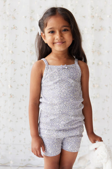 Organic Cotton Singlet - April Lilac Childrens Singlet from Jamie Kay NZ