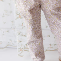 Jordie Cotton Twill Overall - Chloe Lilac Childrens Overall from Jamie Kay NZ