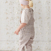 Jordie Cotton Twill Overall - Chloe Lilac Childrens Overall from Jamie Kay NZ