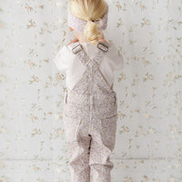 Jordie Cotton Twill Overall - Chloe Lilac Childrens Overall from Jamie Kay NZ