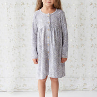 Organic Cotton Poppy Dress - April Lilac Childrens Dress from Jamie Kay NZ