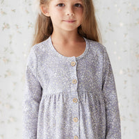 Organic Cotton Poppy Dress - April Lilac Childrens Dress from Jamie Kay NZ