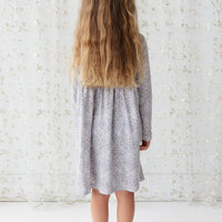 Organic Cotton Poppy Dress - April Lilac Childrens Dress from Jamie Kay NZ