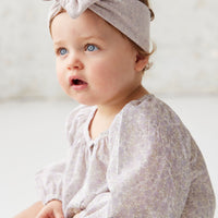 Organic Cotton Martha Top - Chloe Lavender Childrens Top from Jamie Kay NZ