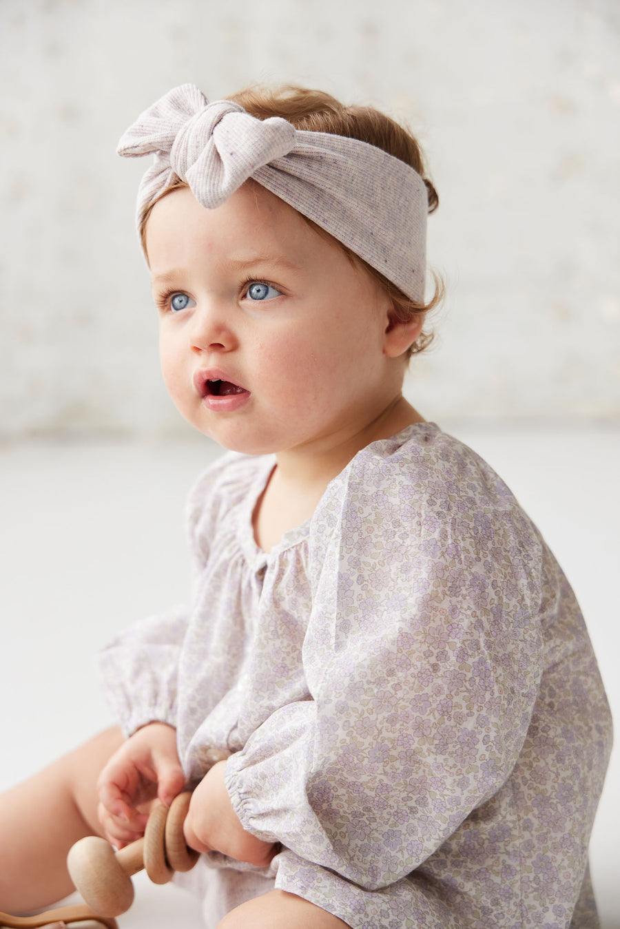 Organic Cotton Martha Top - Chloe Lavender Childrens Top from Jamie Kay NZ