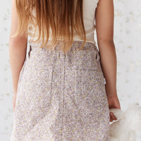 Alison Twill Skirt - Chloe Lilac Childrens Skirt from Jamie Kay NZ