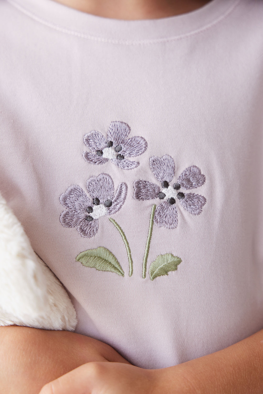 Pima Cotton Mimi Top - Luna Meadow Flowers Childrens Top from Jamie Kay NZ