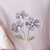 Pima Cotton Mimi Top - Luna Meadow Flowers Childrens Top from Jamie Kay NZ