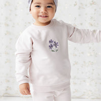 Organic Cotton Bobbie Sweatshirt - Rosewater Childrens Top from Jamie Kay NZ