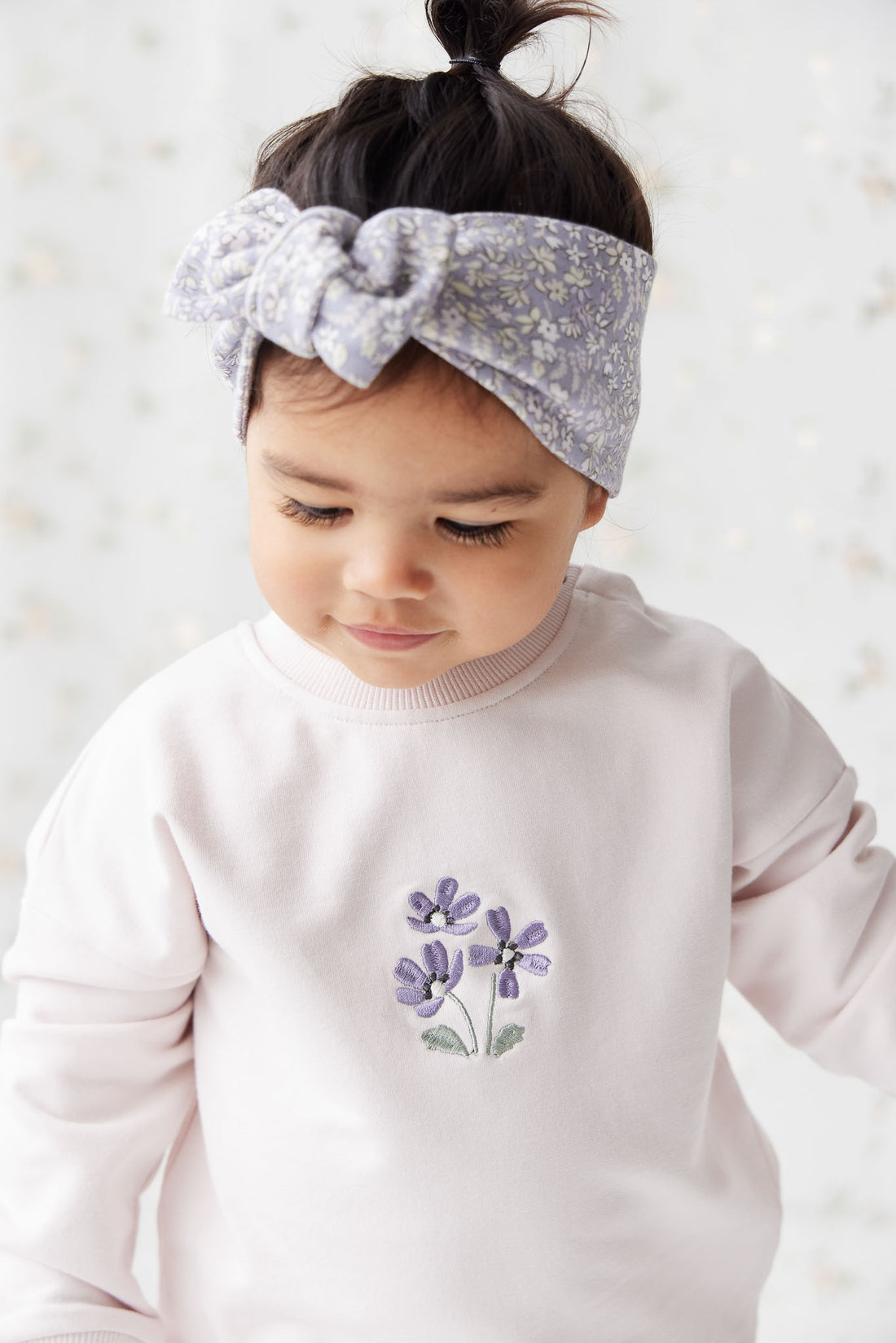 Organic Cotton Bobbie Sweatshirt - Rosewater Childrens Top from Jamie Kay NZ