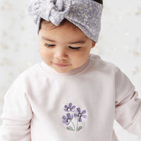 Organic Cotton Bobbie Sweatshirt - Rosewater Childrens Top from Jamie Kay NZ