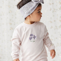 Organic Cotton Bobbie Sweatshirt - Rosewater Childrens Top from Jamie Kay NZ