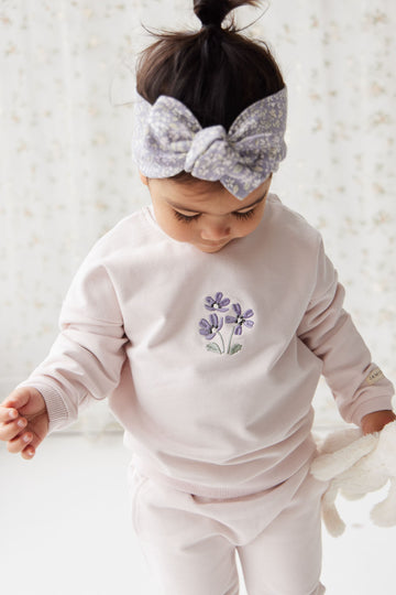 Organic Cotton Bobbie Sweatshirt - Rosewater Childrens Top from Jamie Kay NZ