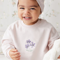 Organic Cotton Bobbie Sweatshirt - Rosewater Childrens Top from Jamie Kay NZ