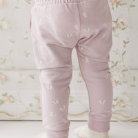 Organic Cotton Morgan Track Pant - Flutter by Lilac Childrens Pant from Jamie Kay NZ