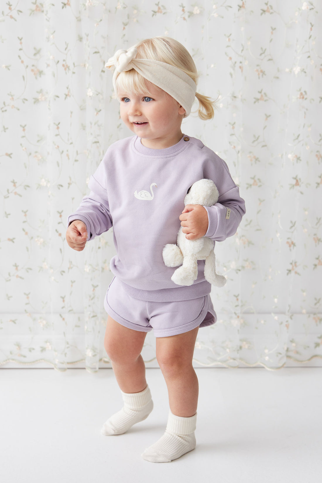 Organic Cotton Bobbie Sweatshirt - Starling Childrens Top from Jamie Kay NZ