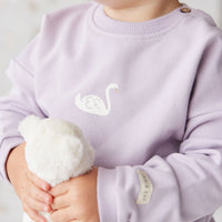 Organic Cotton Bobbie Sweatshirt - Starling Childrens Top from Jamie Kay NZ