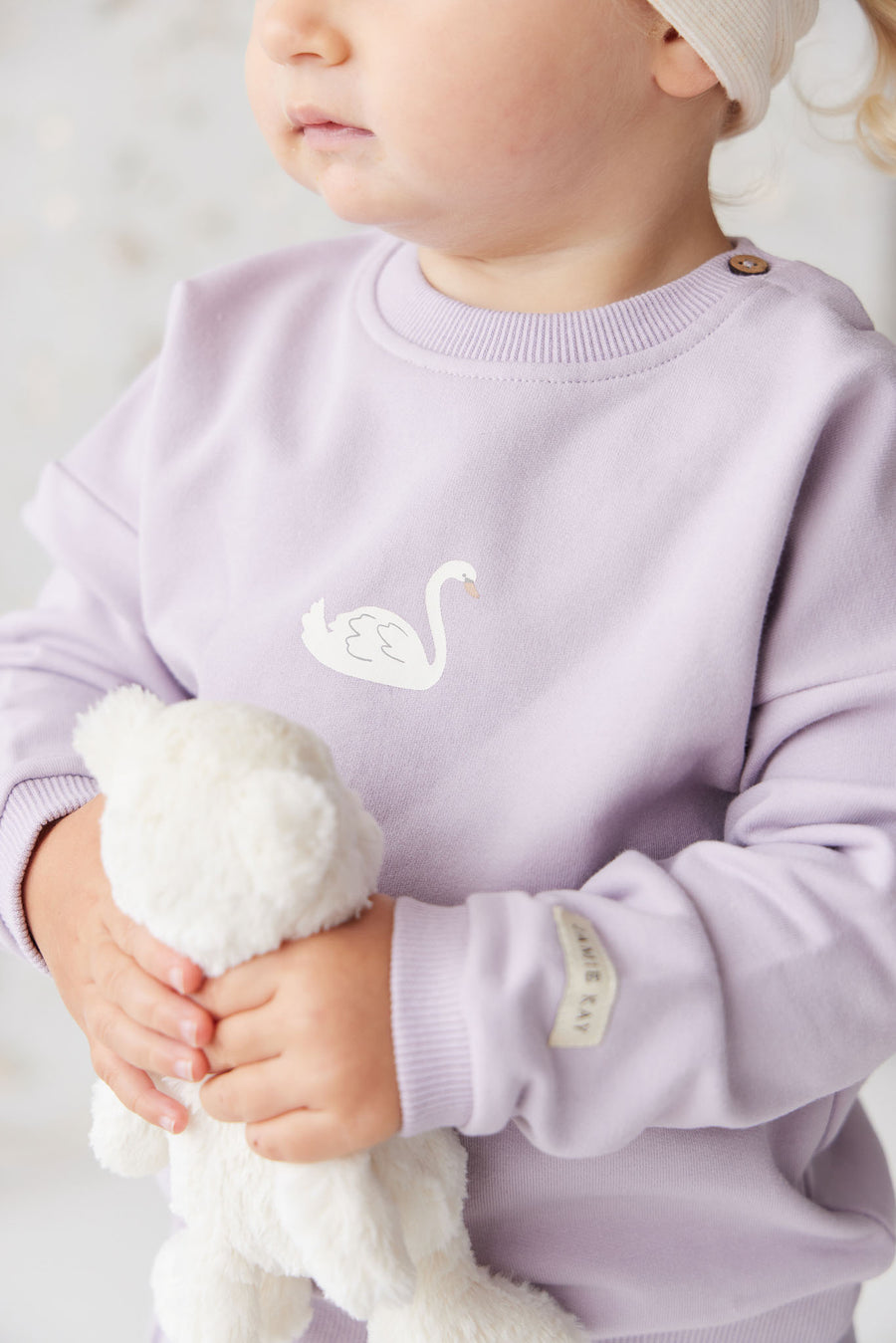 Organic Cotton Bobbie Sweatshirt - Starling Childrens Top from Jamie Kay NZ