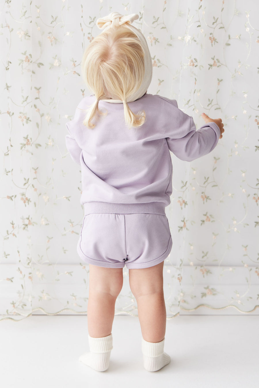 Organic Cotton Ivy Shortie - Starling Childrens Short from Jamie Kay NZ