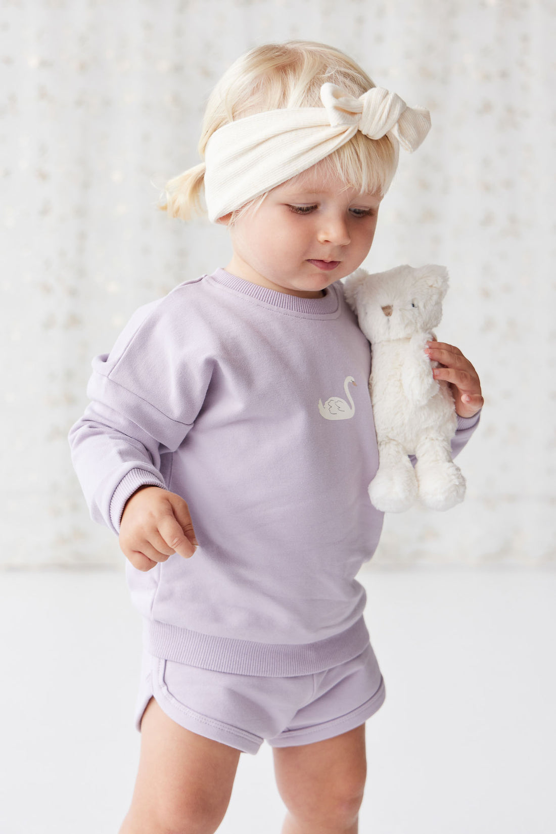 Organic Cotton Ivy Shortie - Starling Childrens Short from Jamie Kay NZ