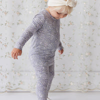 Organic Cotton Everyday Legging - April Lilac Childrens Legging from Jamie Kay NZ