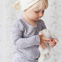 Organic Cotton Long Sleeve Top - April Lilac Childrens Top from Jamie Kay NZ