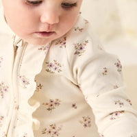 Organic Cotton Melanie Onepiece - Goldie Bouquet Egret Childrens Onepiece from Jamie Kay NZ