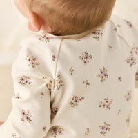 Organic Cotton Melanie Onepiece - Goldie Bouquet Egret Childrens Onepiece from Jamie Kay NZ