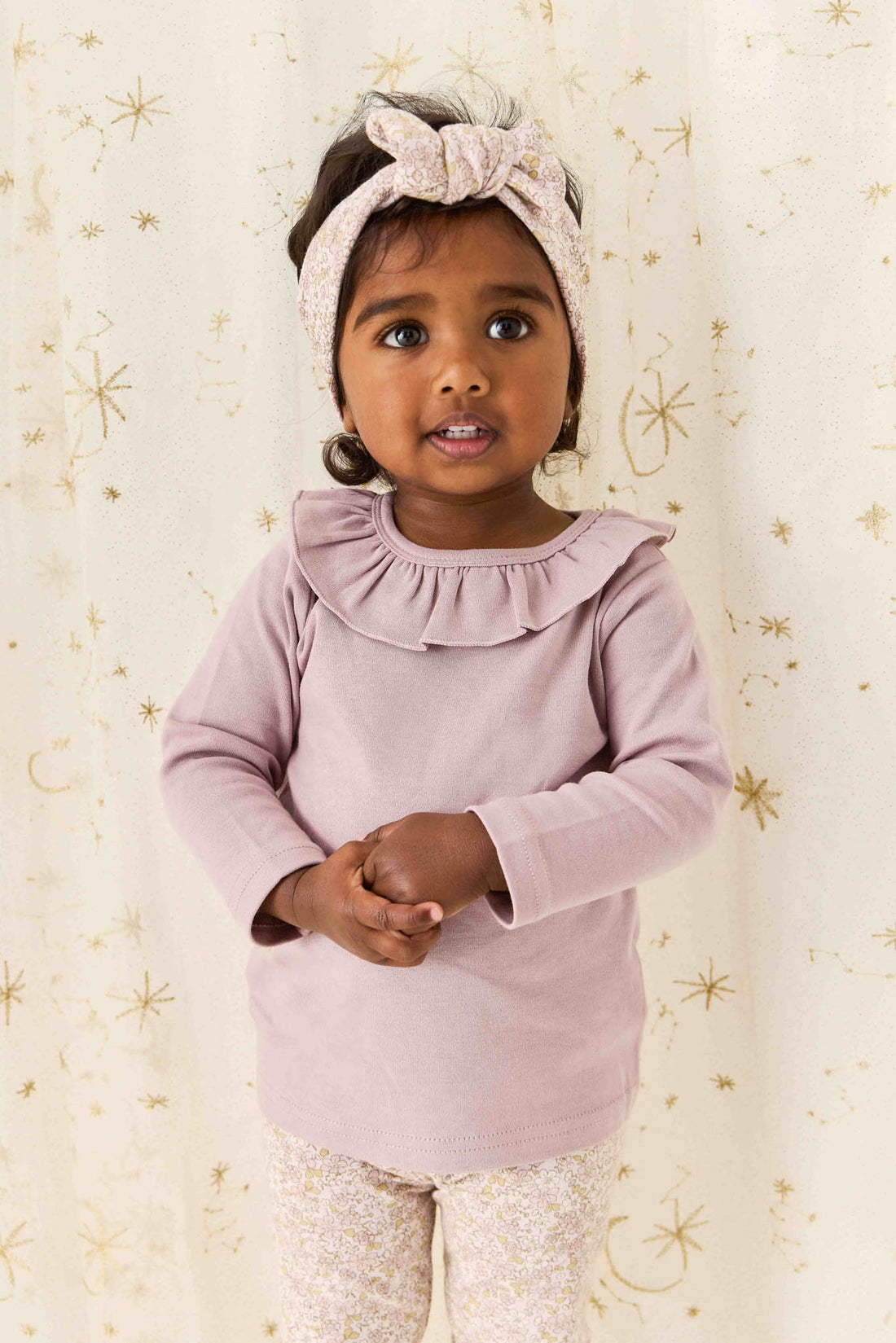 Pima Cotton Louise Top - Cosy Pink Childrens Top from Jamie Kay NZ