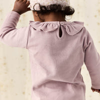 Pima Cotton Louise Top - Cosy Pink Childrens Top from Jamie Kay NZ