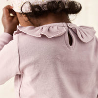 Pima Cotton Louise Top - Cosy Pink Childrens Top from Jamie Kay NZ