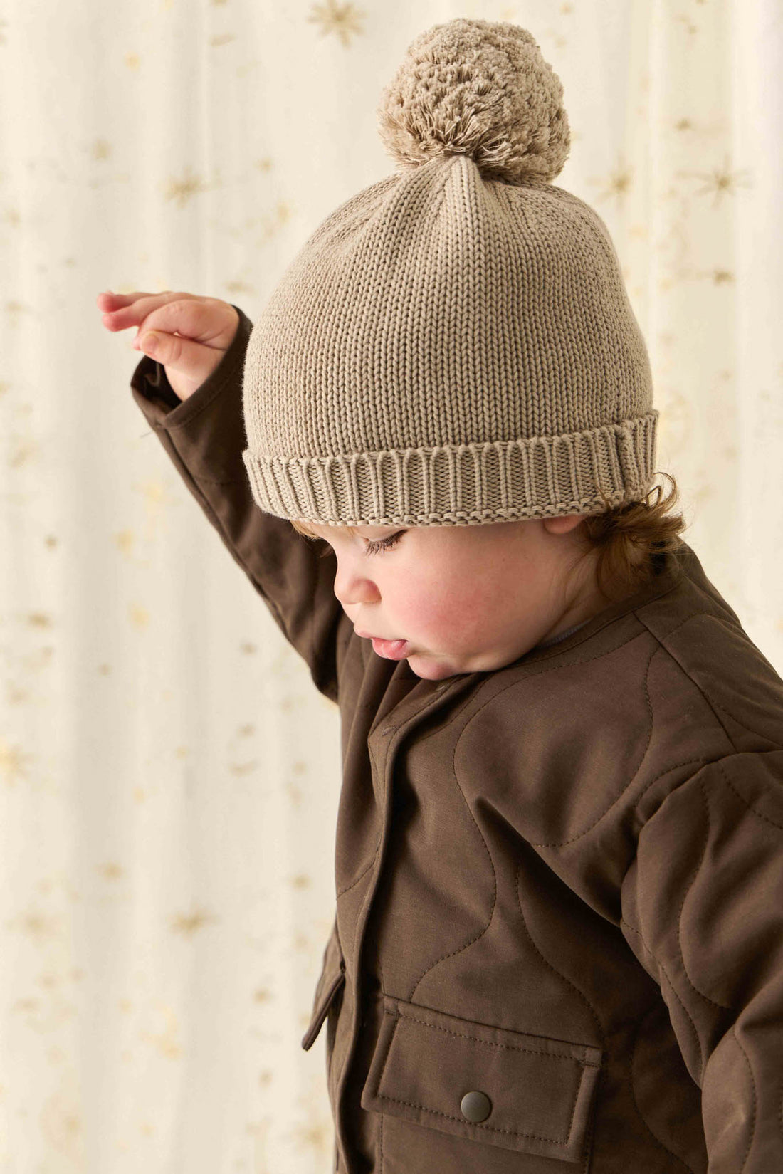 Arie Puffer Jacket - Dark Coffee Childrens Jacket from Jamie Kay NZ