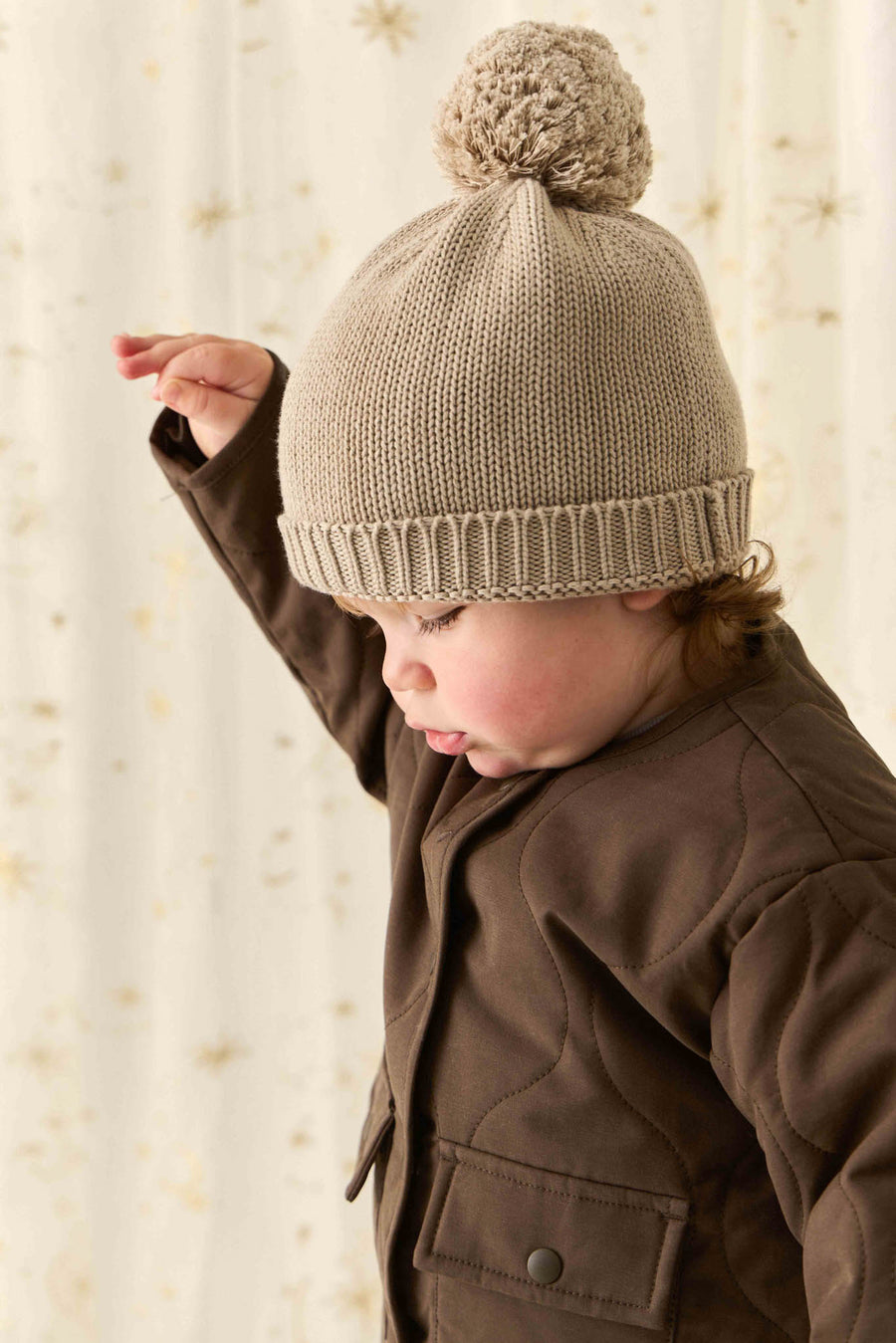 Ethan Hat - Vintage Taupe Childrens Hat from Jamie Kay NZ