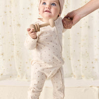 Organic Cotton Frankie Onepiece - Ditsy Berry Rose Childrens Onepiece from Jamie Kay NZ