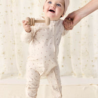 Organic Cotton Frankie Onepiece - Ditsy Berry Rose Childrens Onepiece from Jamie Kay NZ