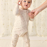 Organic Cotton Frankie Onepiece - Ditsy Berry Rose Childrens Onepiece from Jamie Kay NZ