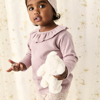 Pima Cotton Louise Top - Cosy Pink Childrens Top from Jamie Kay NZ